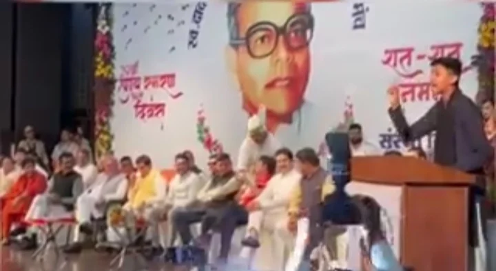 इंदौर महापौर के बेटे का भाषण वायरल: सीएम के सामने रेलवे पर जमकर बरसे, कांग्रेस ने की तारीफ, BJP बोली- ‘शैक्षणिक प्रतियोगिता का राजनीतिकरण’