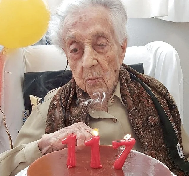 Maria Branyas on her 117th birthday