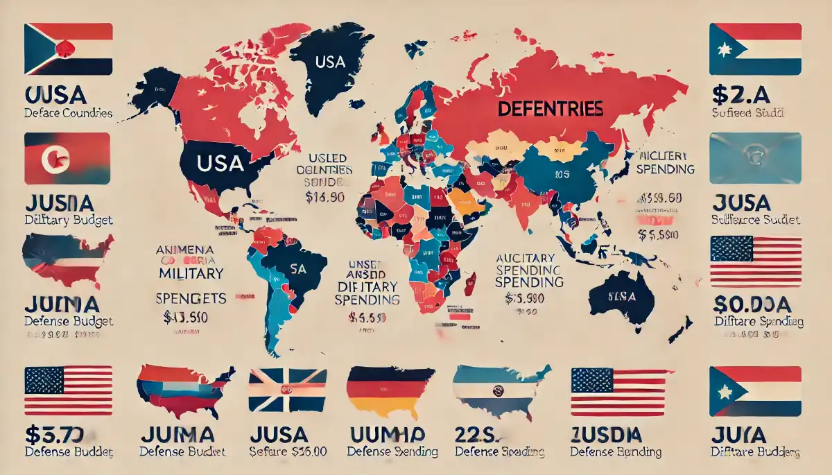 Top 10 defense budget countries List