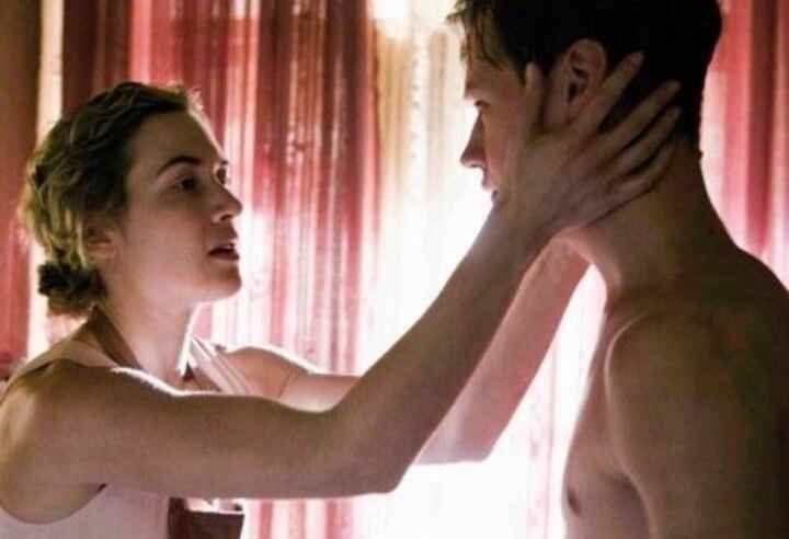 Kate Winslet acting in The Reader